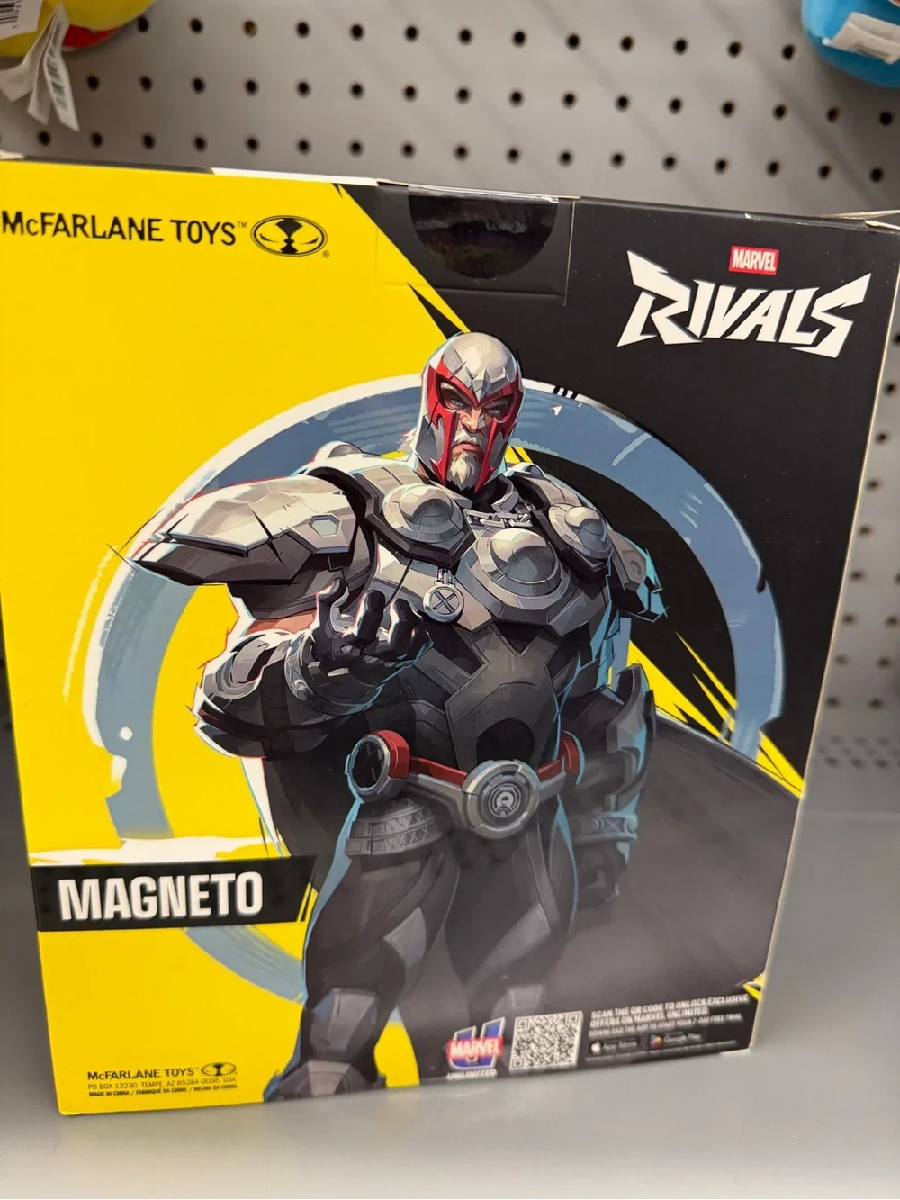 New Magneto Marvel Rivals McFarlane Toys Figure Collectible 1:10 Base Backdrop